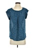 Alice Blue 100% Polyester Stars Blue Short Sleeve Blouse Size S - photo 1