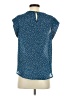Alice Blue 100% Polyester Stars Blue Short Sleeve Blouse Size S - photo 2