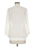 Express 100% Polyester Ivory 3/4 Sleeve Blouse Size M - photo 2