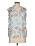 Maison d' Amelie 100% Polyester Blue Sleeveless Blouse Size M - photo 1