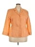 Carlisle 100% Linen Orange 3/4 Sleeve Blouse Size 18 - photo 1