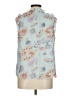 Maison d' Amelie 100% Polyester Blue Sleeveless Blouse Size M - photo 2