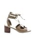 Schutz 100% Leather Tan Sandals Size 8 - photo 1