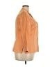 Carlisle 100% Linen Orange 3/4 Sleeve Blouse Size 18 - photo 4