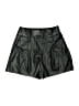 Express 100% Polyester Metallic Black Shorts Size 2 - photo 1