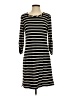 Talbots Stripes Black Casual Dress Size XS - photo 1
