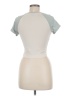 Shein Ivory Short Sleeve Turtleneck Size M - photo 2