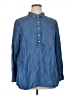 Talbots Blue Long Sleeve Button-Down Shirt Size XL - photo 1