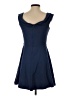 Lulus Solid Blue Casual Dress Size S - photo 2