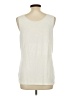 a.n.a. A New Approach Silver Sleeveless Blouse Size L - photo 2