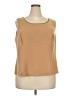 Perceptions Tan Sleeveless Blouse Size 20 - photo 1