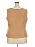 Perceptions Tan Sleeveless Blouse Size 20 - photo 2