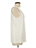 a.n.a. A New Approach Silver Sleeveless Blouse Size L - photo 4