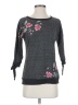 Maurices Floral Gray Pullover Sweater Size XS - photo 1