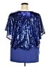 Roaman's Blue Short Sleeve Blouse Size 22 (1X) - photo 2