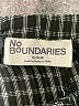 No Boundaries Checkered-gingham Black Casual Pants Size XL - photo 4