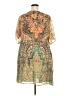 Cato 100% Polyester Paisley Tan Cocktail Dress Size 22/24W - photo 2