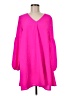 TCEC Solid Pink Casual Dress Size M - photo 1