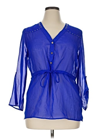Charlotte Russe 3/4 Sleeve Blouse (view 1)