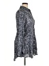 Cino 100% Viscose Paisley Silver Long Sleeve Blouse Size XL - photo 4