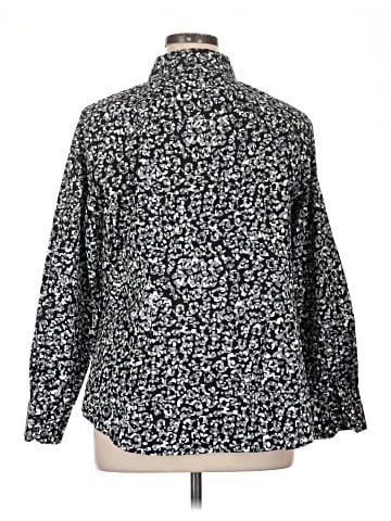 Talbots Long Sleeve Button-Down Shirt (view 2)