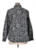 Talbots Print Black Long Sleeve Button-Down Shirt Size 16 - photo 2