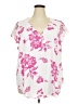 Torrid Pink Short Sleeve Blouse Size 3X Plus (3) - photo 1