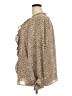Torrid 100% Polyester Animal Print Brown Long Sleeve Blouse Size 3X Plus (3) - photo 5