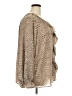 Torrid 100% Polyester Animal Print Brown Long Sleeve Blouse Size 3X Plus (3) - photo 4