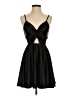 Dear Moon Solid Black Cocktail Dress Size 5 - photo 1