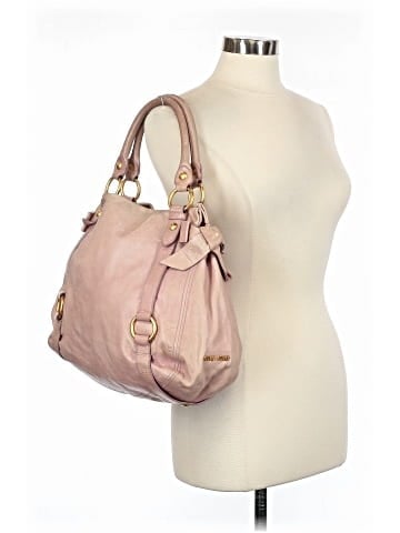 Miu Miu Leather Shoulder Bag (view 2)