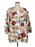 John Mark 100% Linen Floral Ivory Blazer Size XL - photo 1