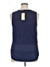 MICHAEL Michael Kors Blue Sleeveless Blouse Size XL - photo 2
