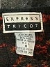 Express Tricot Paisley Black Pullover Sweater Size M - photo 7