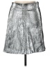 H&M Metallic Silver Formal Skirt Size 10 - photo 1