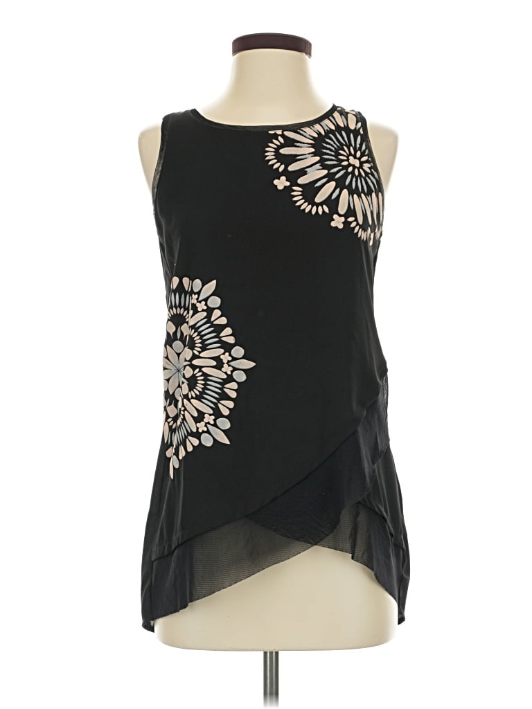 Pre-owned Desigual Sleeveless Blouse In Black