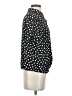 W5 100% Polyester Polka Dots Black Short Sleeve Blouse Size S - photo 4
