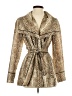 Vince Camuto Animal Print Gold Coat Size XS - photo 1