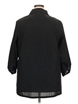 Assorted Brands 3/4 Sleeve Button-Down Shirt (view 2)