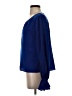 DKNY 100% Polyester Blue Long Sleeve Blouse Size XS - photo 5