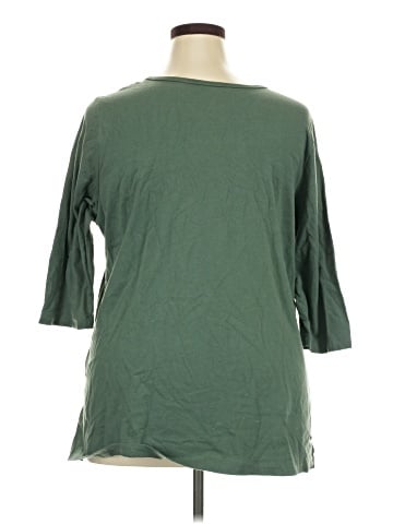 Woman Within 3/4 Sleeve T-Shirt (view 2)