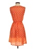 Assorted Brands 100% Polyester Polka Dots Orange Casual Dress Size S - photo 2