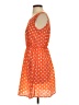 Assorted Brands 100% Polyester Polka Dots Orange Casual Dress Size S - photo 5