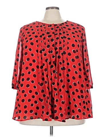 Jessica London 3/4 Sleeve Blouse (view 1)