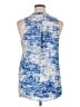 Lush Blue Sleeveless Blouse Size XL - photo 2