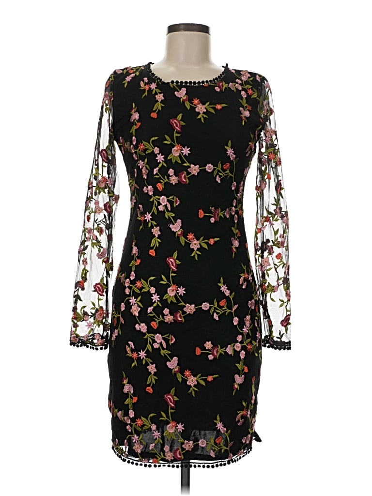 Pre-owned Olivaceous Cocktail Dress In Black