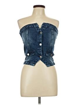 Assorted Brands Sleeveless Button Down Shirt
