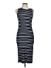 She + Sky Stripes Blue Casual Dress Size M - photo 1