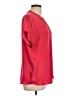 RACHEL Rachel Roy 100% Polyester Red Short Sleeve Blouse Size L - photo 4