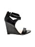 Just Fab Black Wedges Size 8 1/2 - photo 1